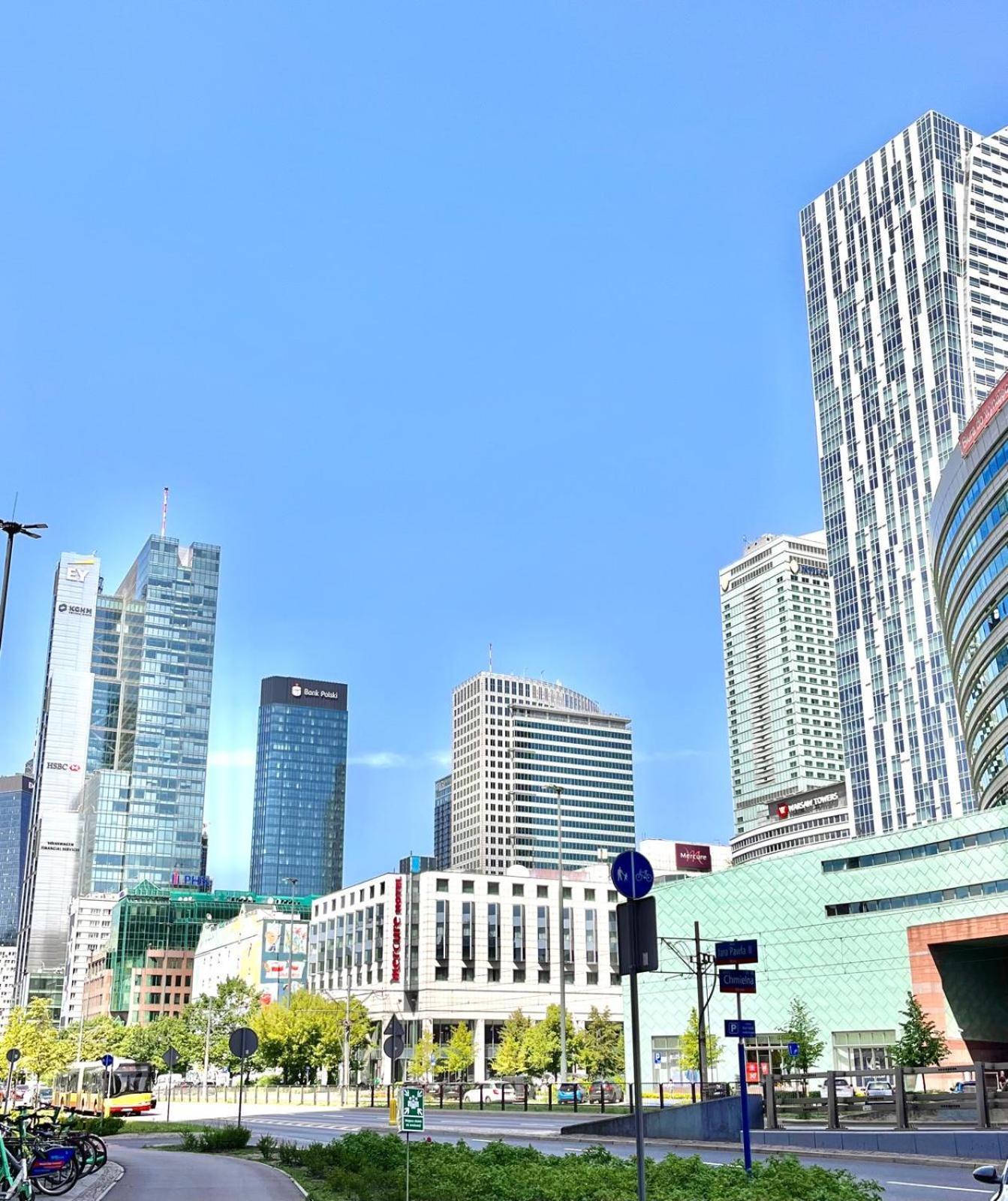 Amazing 1 Room Condo Warszawa Center, Sauna ภายนอก รูปภาพ